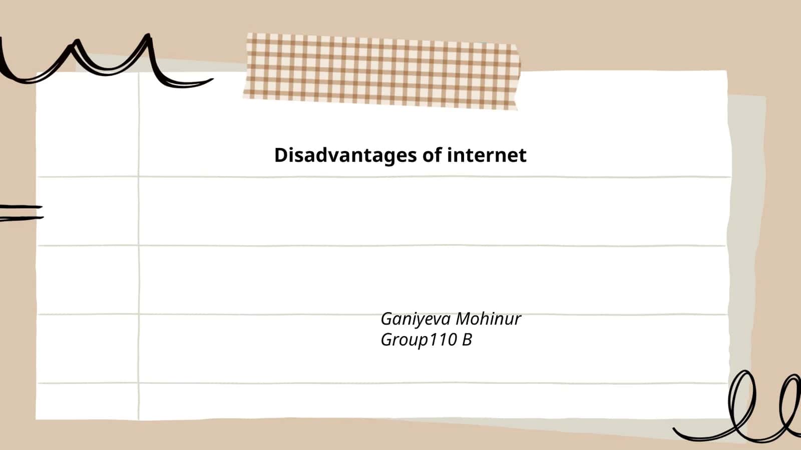 Disadvantages of internet 1