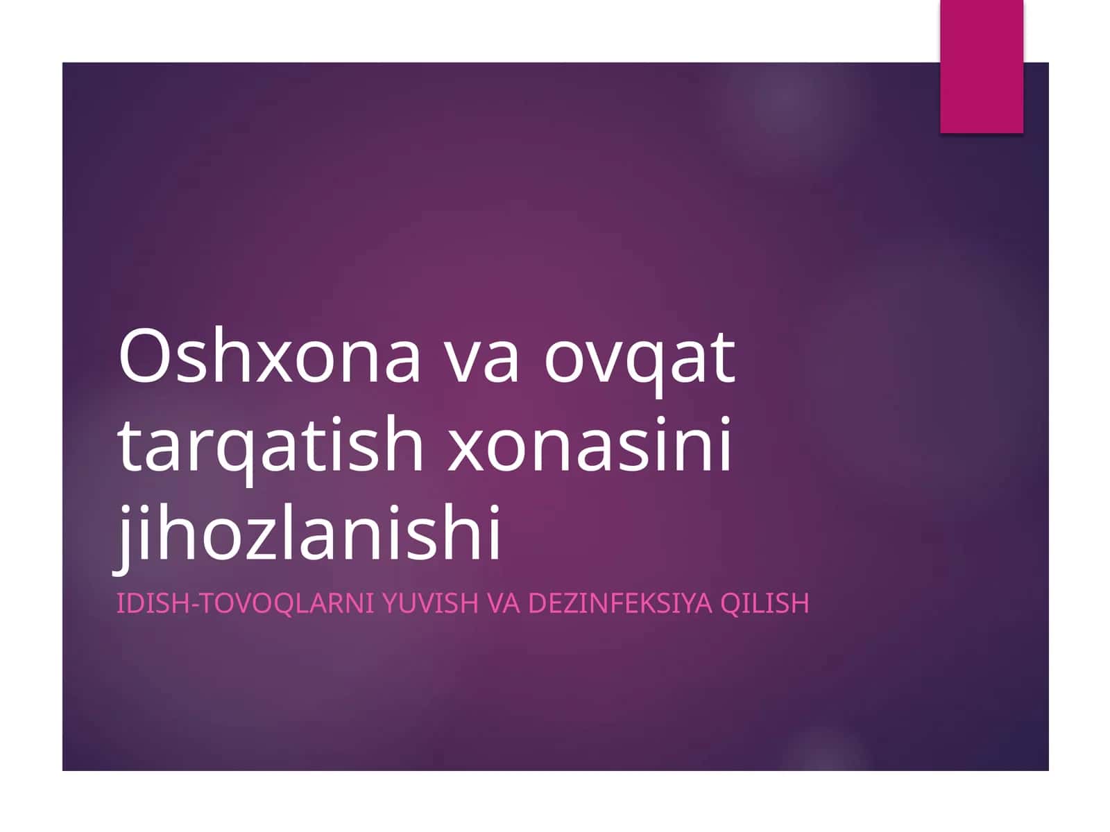 Oshxonavaovqattarqatishxonasinijihozlanishi 1