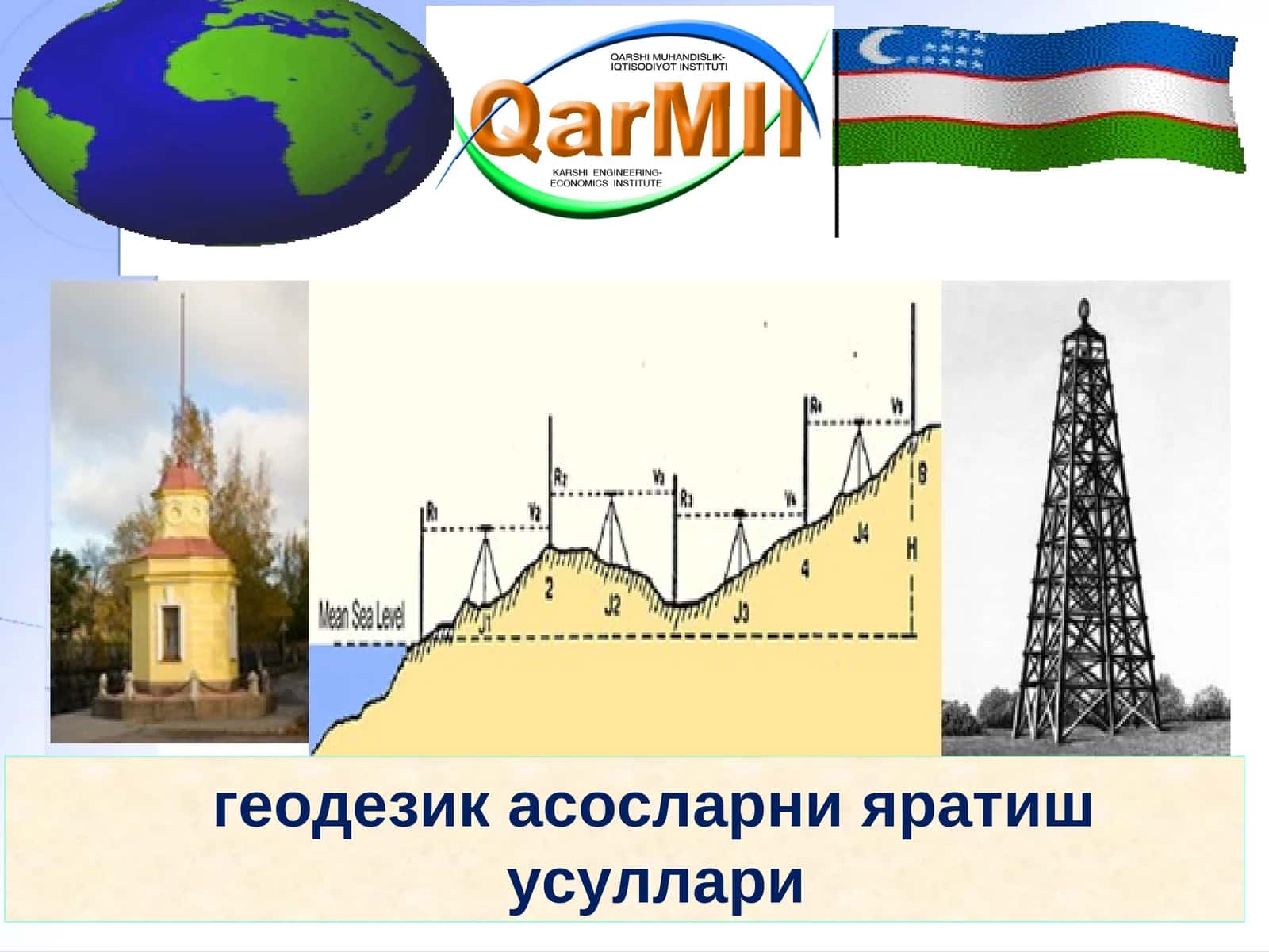 геодезик асосларни яратишусуллари 1