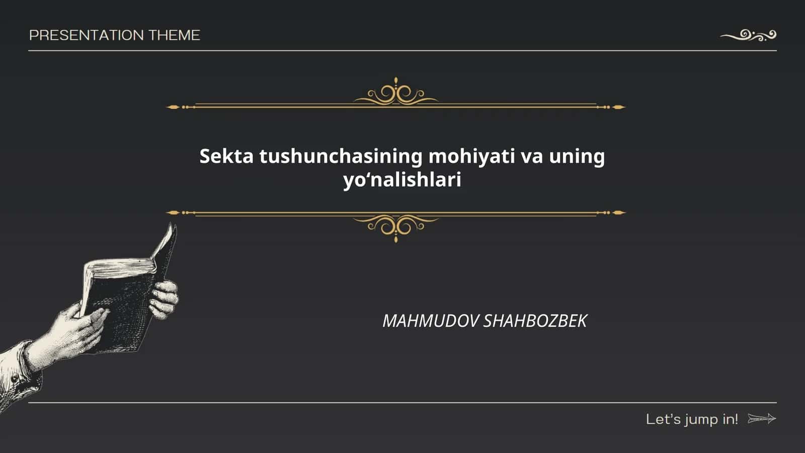 Sekta tushunchasining mohiyati va uning yo‘nalishlari 1