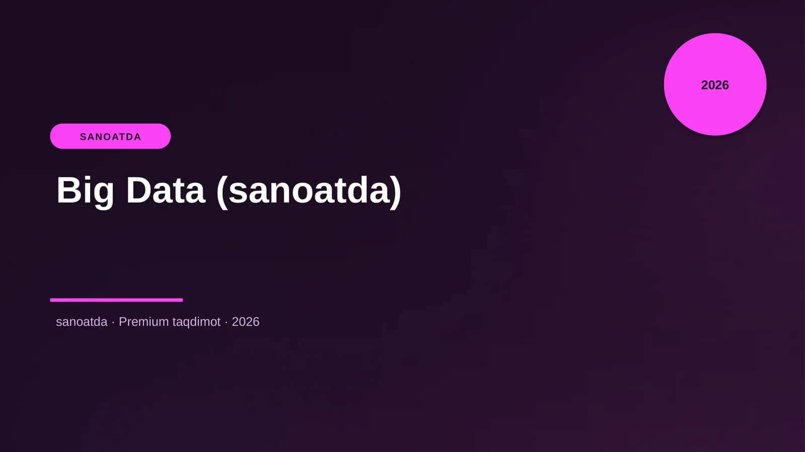Big Data (sanoatda) 1
