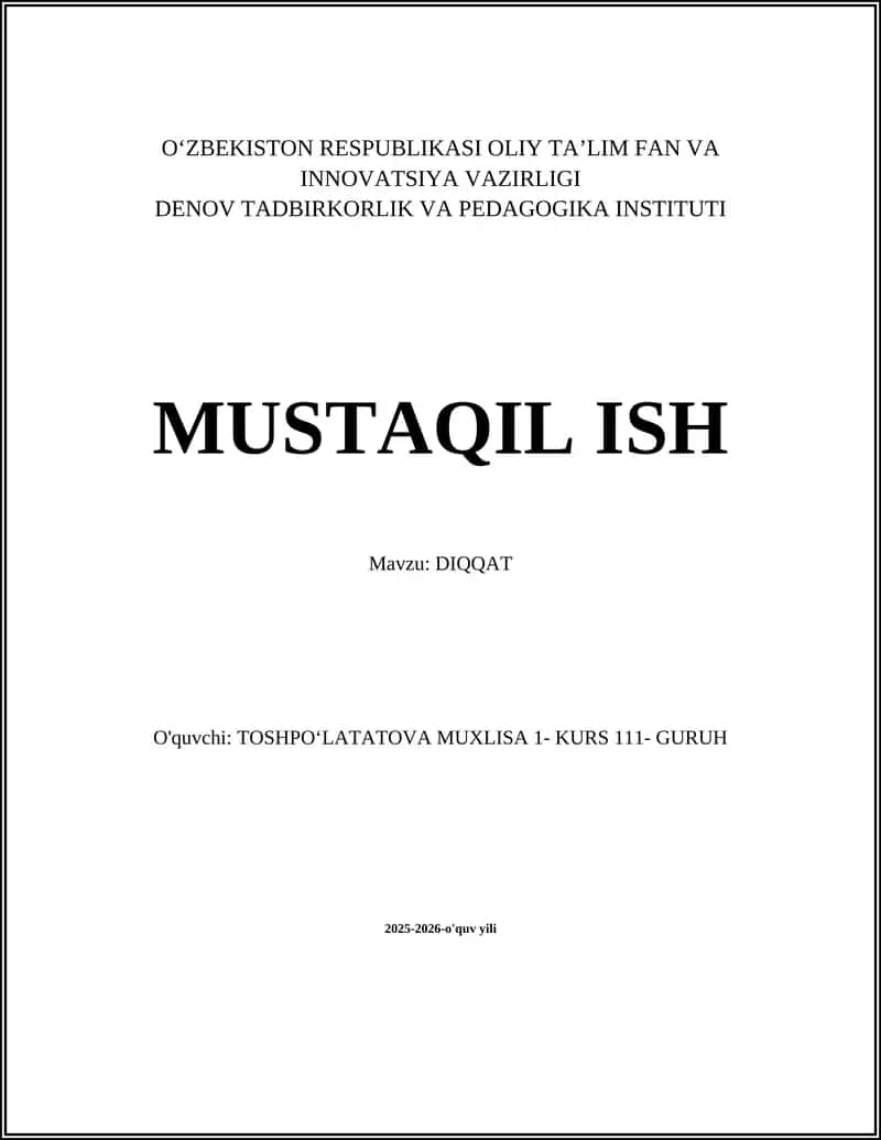 Diqqatni jamlash texnikalari 1