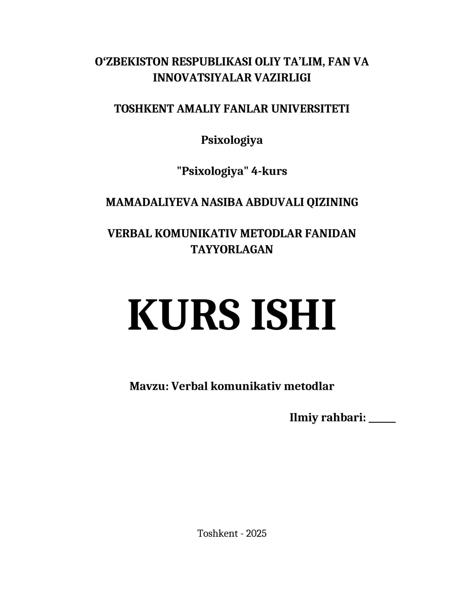 Verbal Komunikativ Metodlar 1