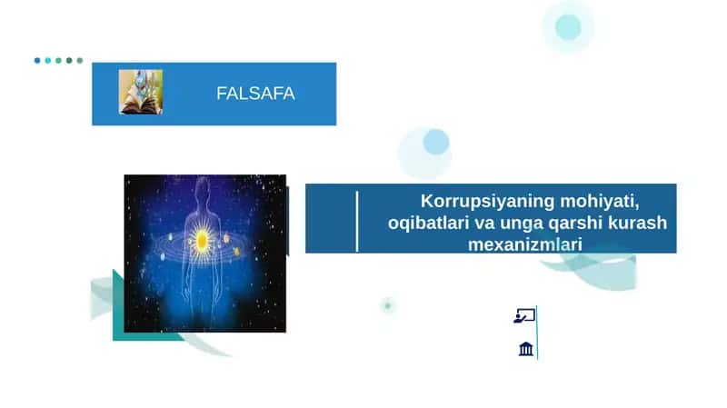 Korrupsiyaning mohiyati, oqibatlari va unga qarshi kurash mexanizmlari 1