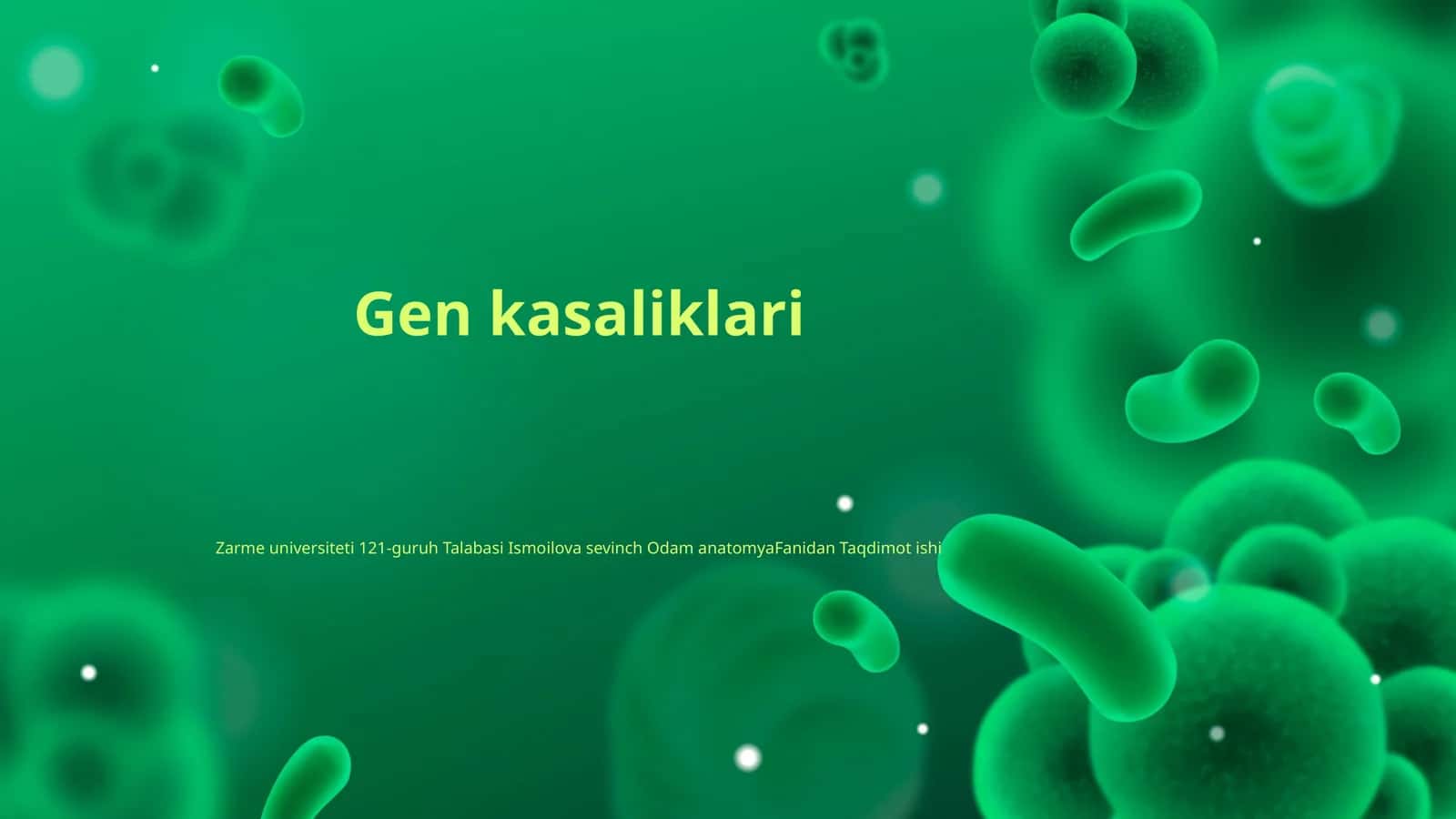 Gen kasaliklari 1