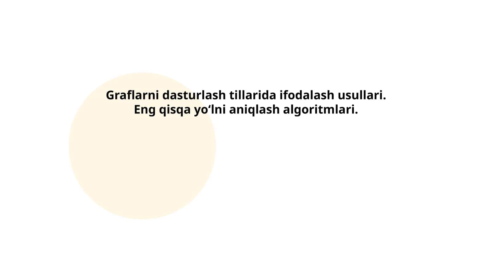 Graflarni tasvirlash usullari 1