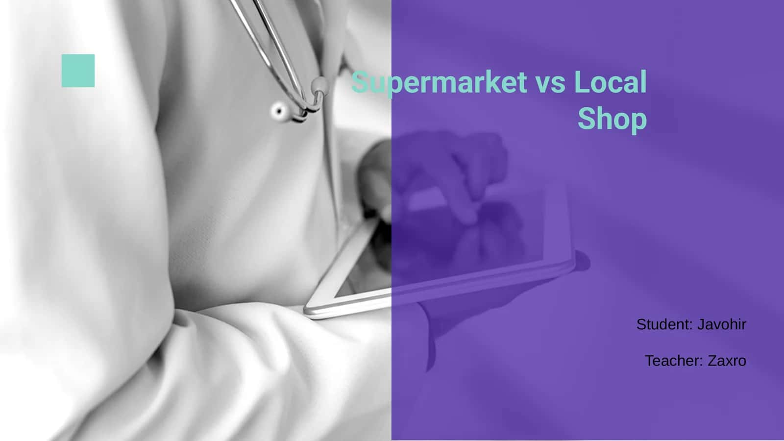 Supermarket vs Local Shop 1