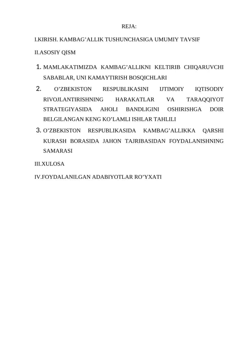 Kambag'allik tushunchasi 1