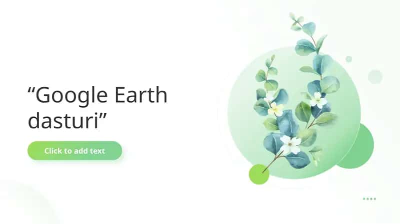 Google Earth dasturi 1