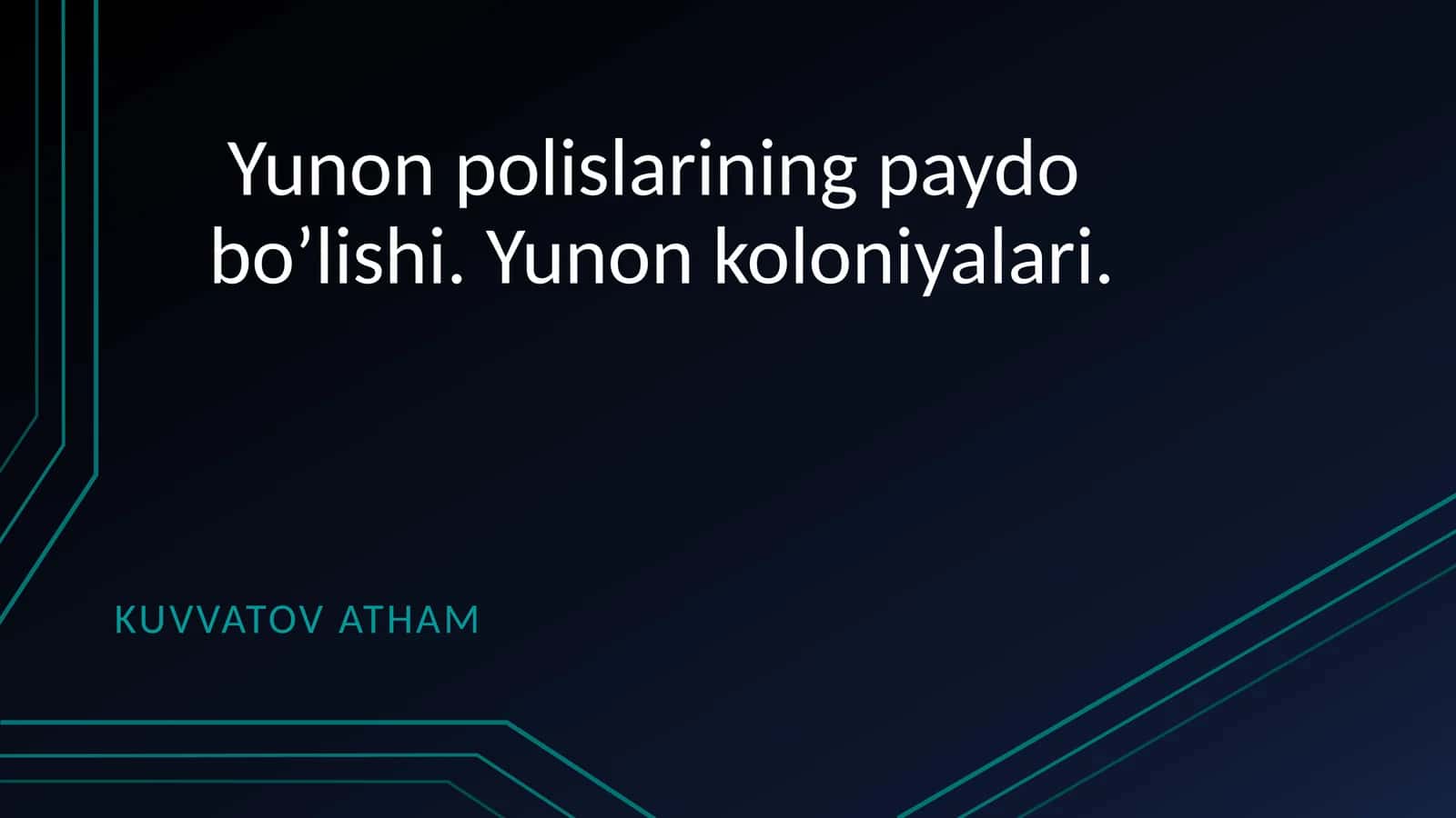 Yunonpolislariningpaydobo’lishi 1