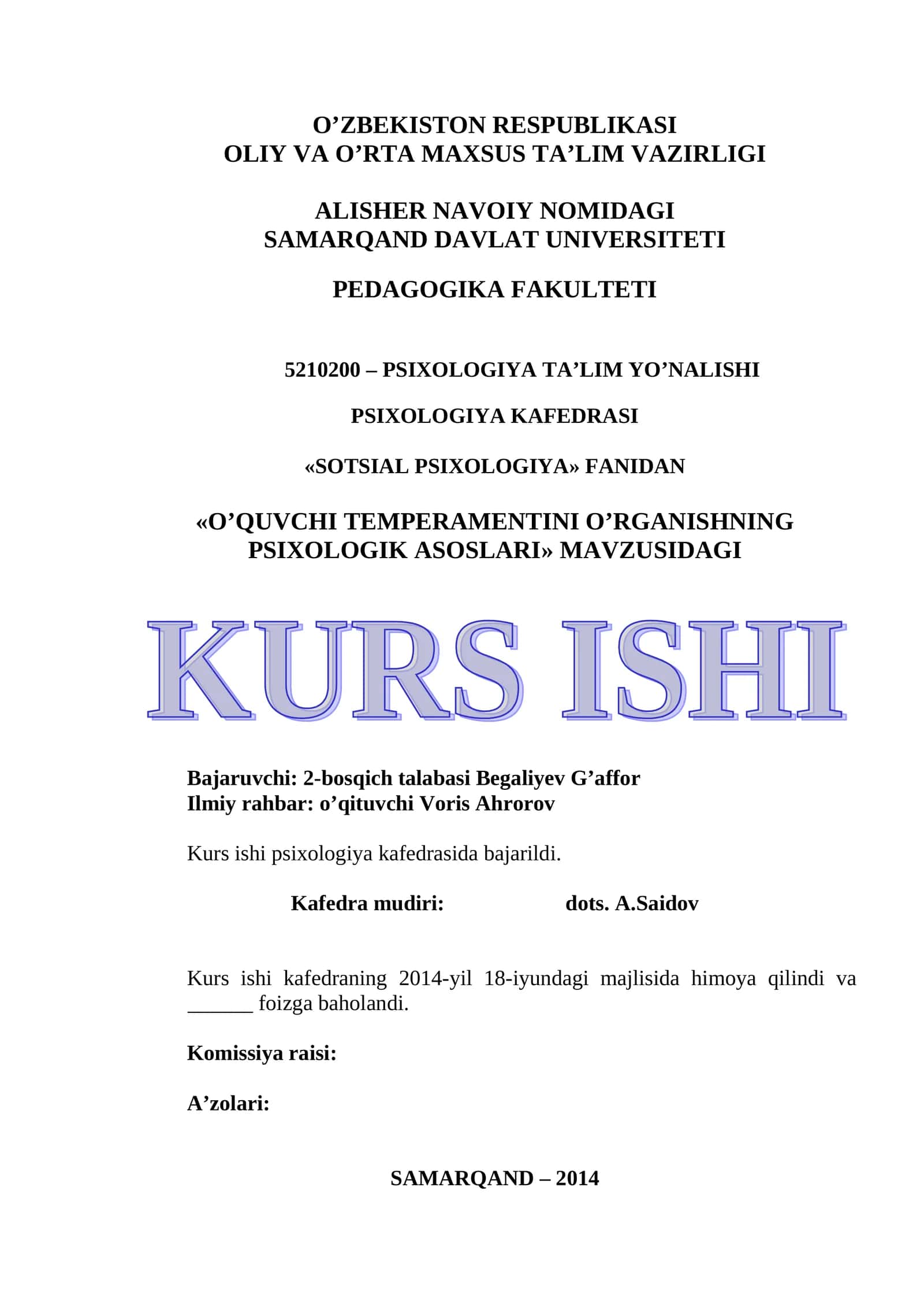 O’QUVCHI TEMPERAMENTINI O’RGANISHNING PSIXOLOGIK ASOSLARI 1