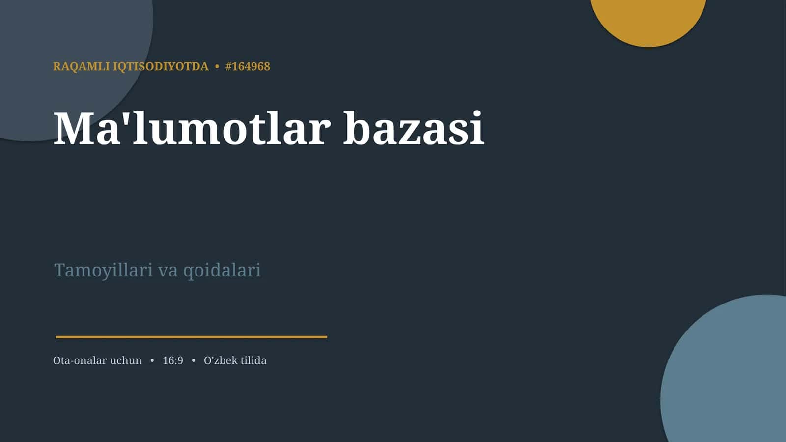 Raqamli iqtisodiyotda 1