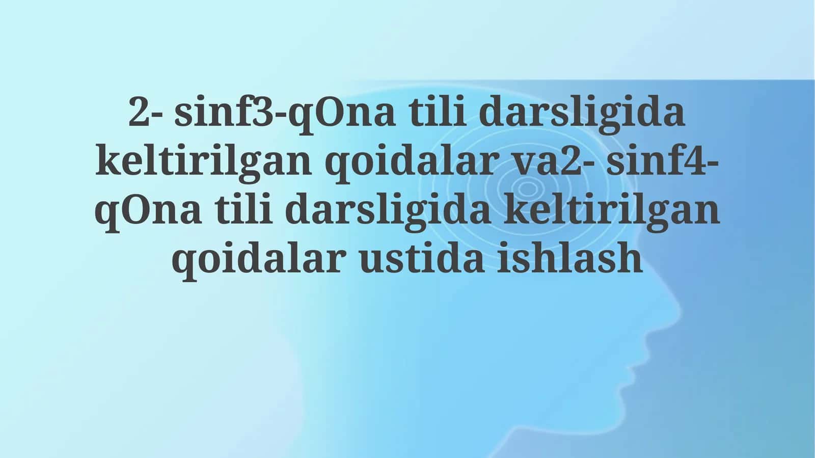2-sinf Ona Tili Qoidalari 1