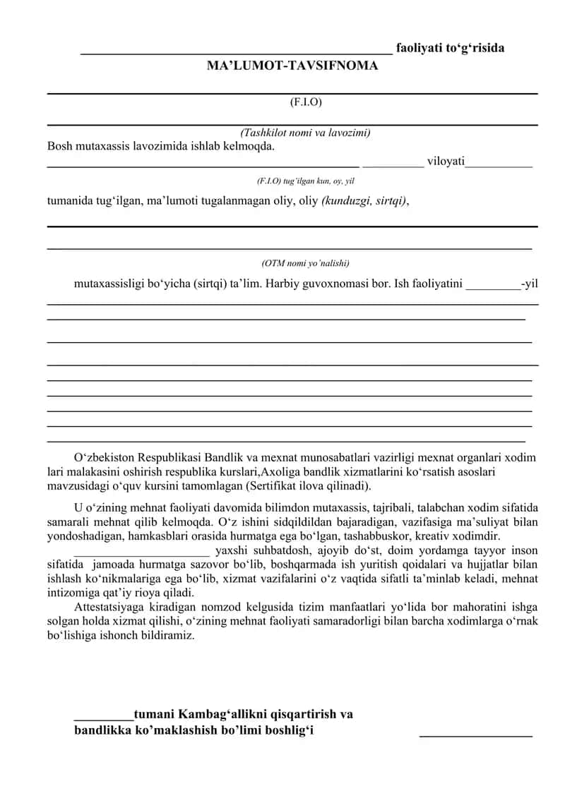 Tavsifnoma 1