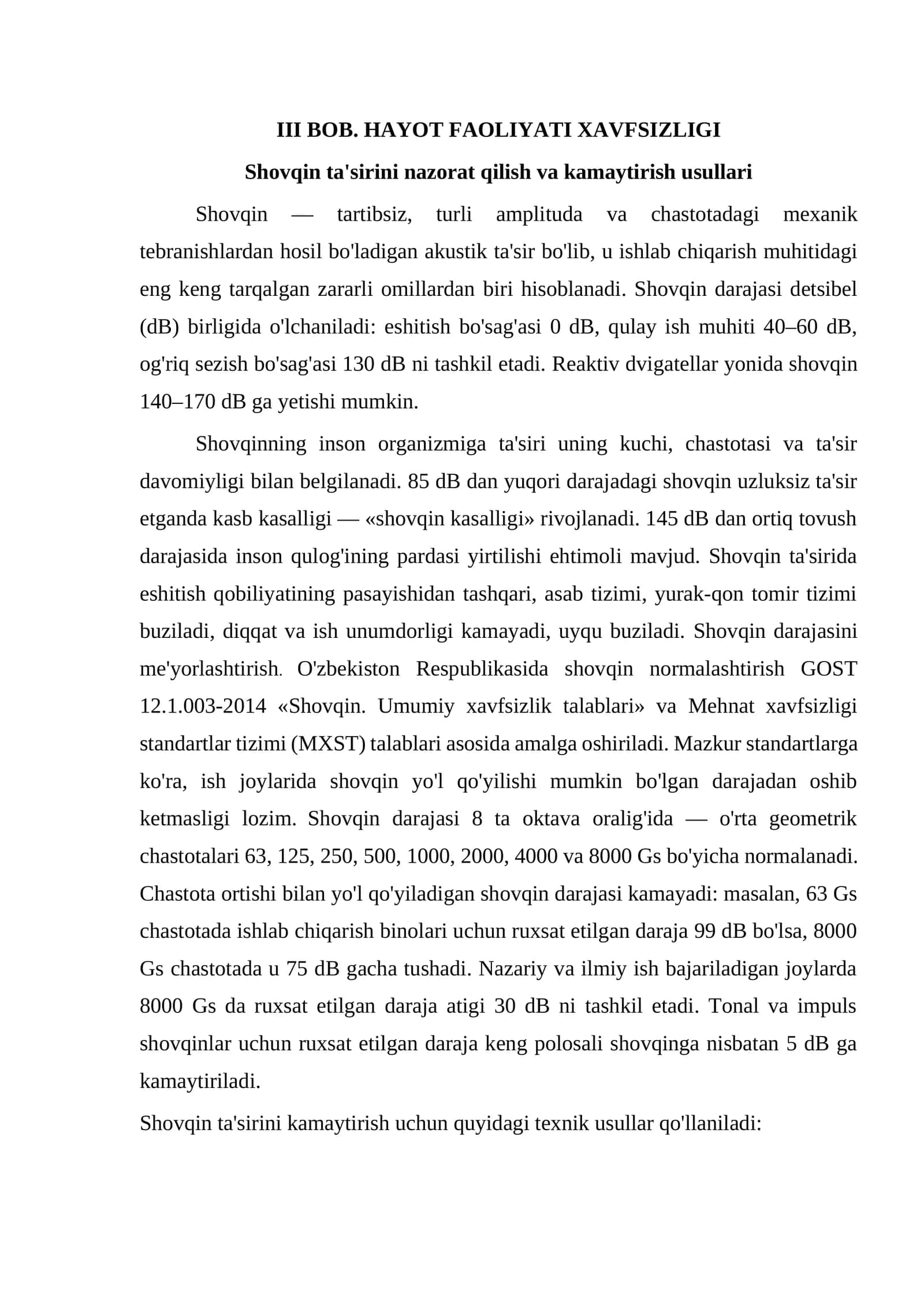 HAYOT FAOLIYATI XAVFSIZLIGI 1
