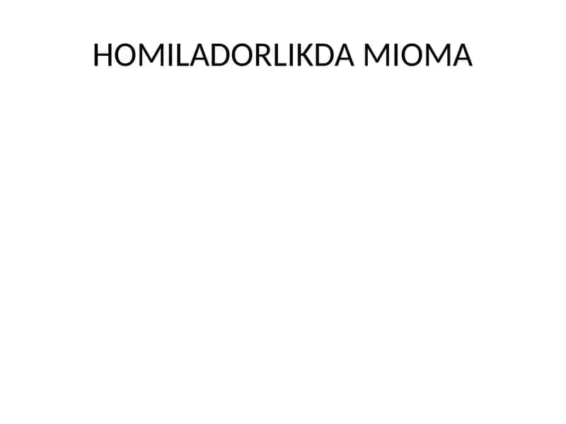 HOMILADORLIKDA MIOMA 1