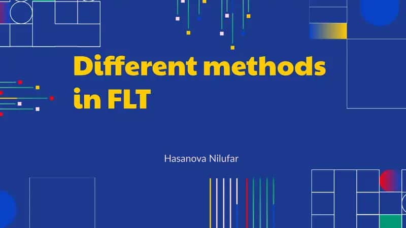 Key Methods in Foreign Language Teaching 1