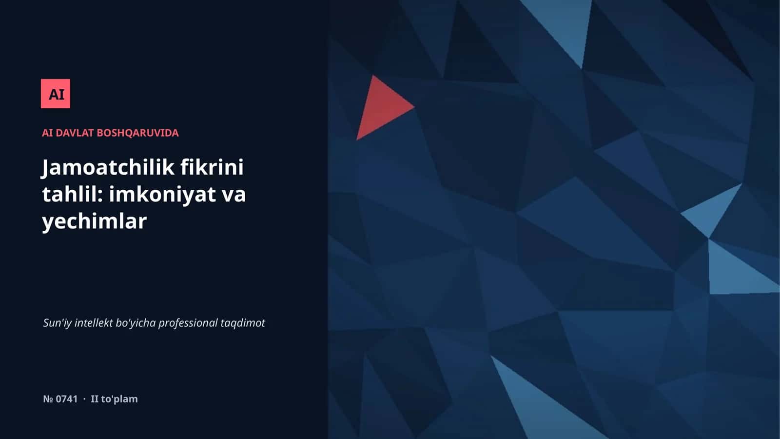 AI DAVLAT BOSHQARUVIDA 1