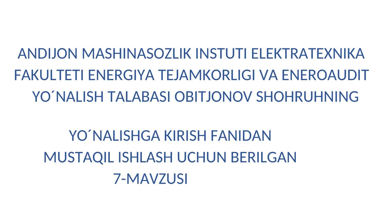 GIDROELEKTR STANSIYALARI HAQIDA TUSHUNCHA 1