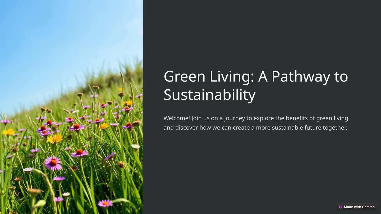 Green Living: A Pathway to Sustainability 1