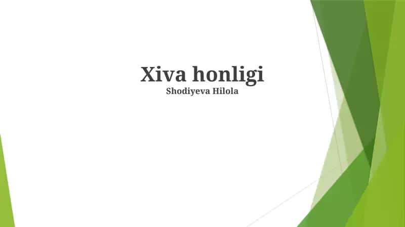 Xiva honligi 1
