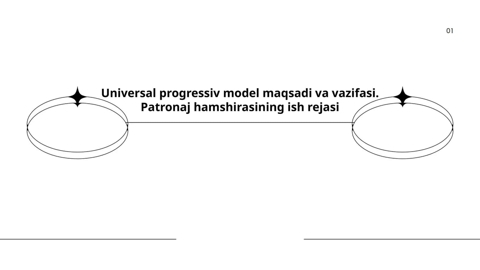 Universal progressiv model maqsadi va vazifasi. Patronaj hamshirasining ish rejasi 1