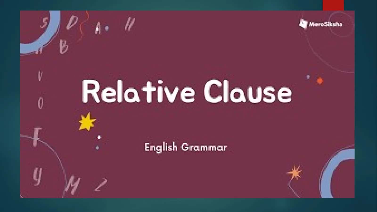 Relative Clauses with who / that / which 1