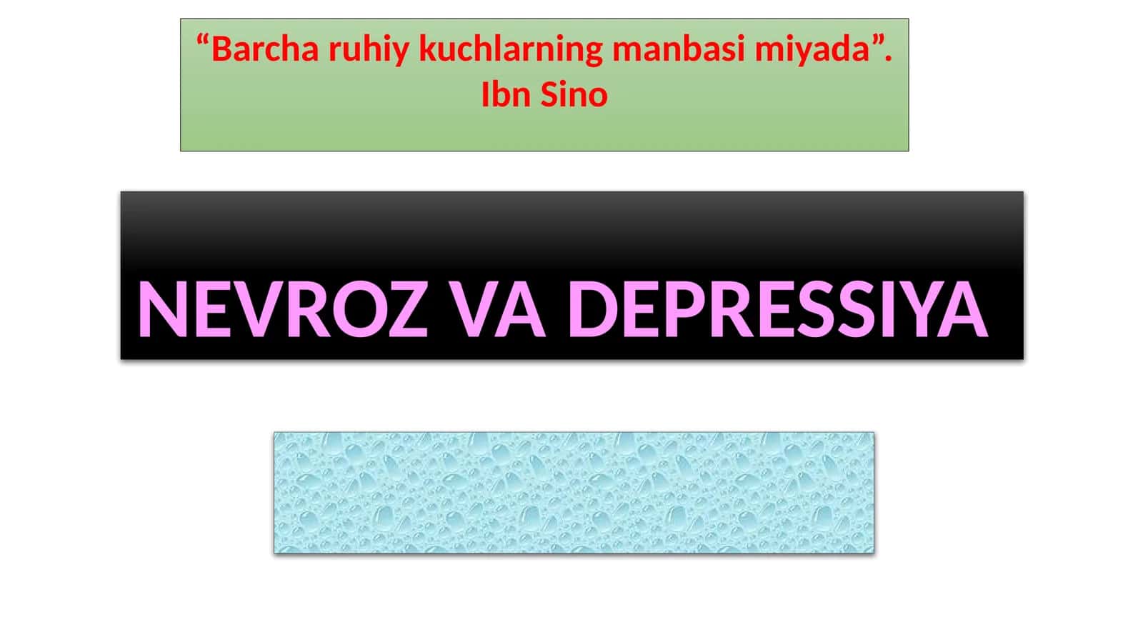 NEVROZ VA DEPRESSIYA 1