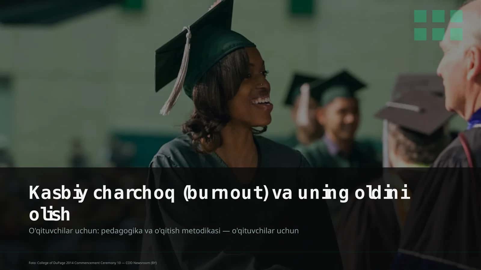 Kasbiy charchoq (burnout) va uning oldini olish 1