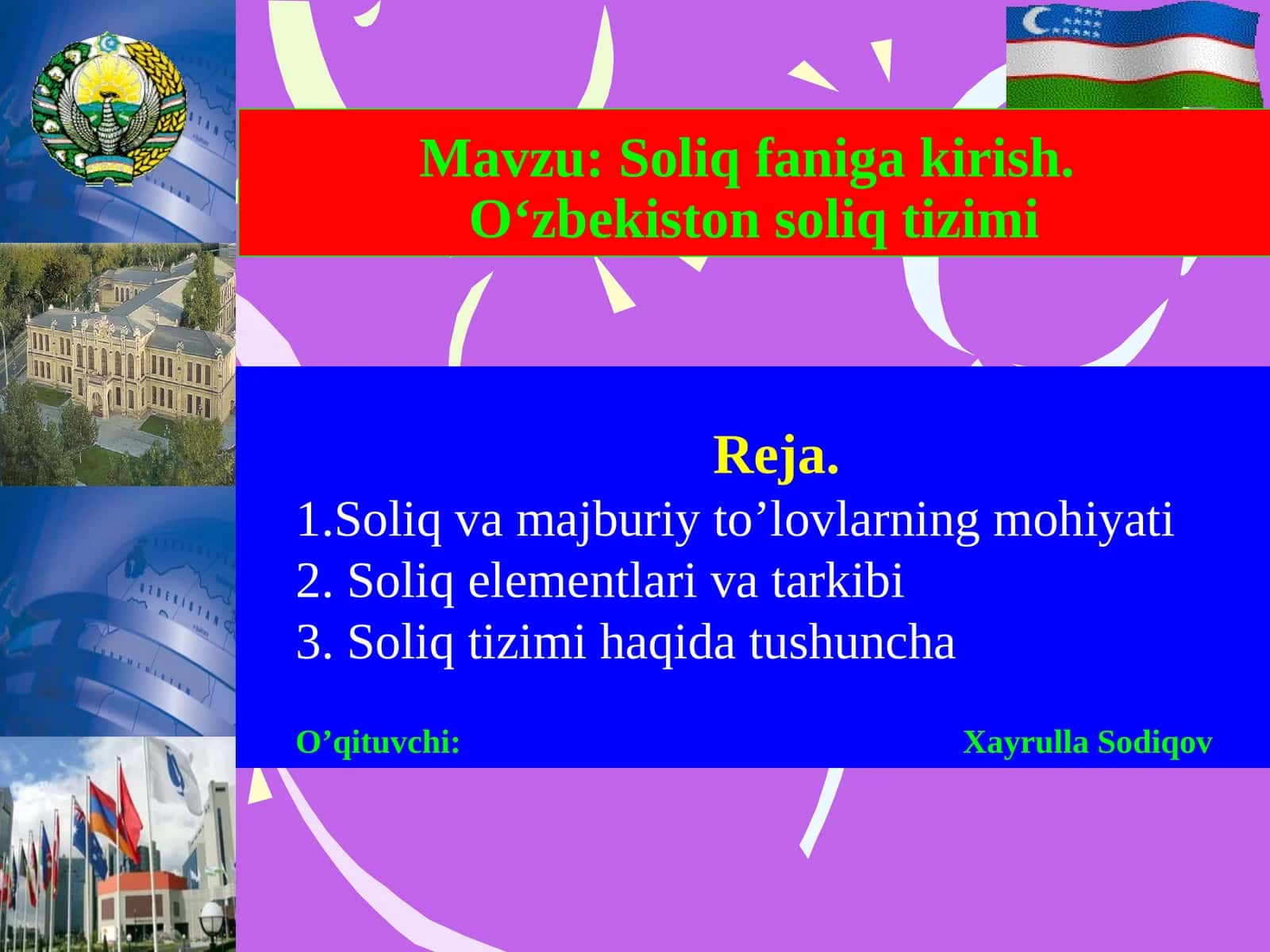 Soliqfanigakirish 1