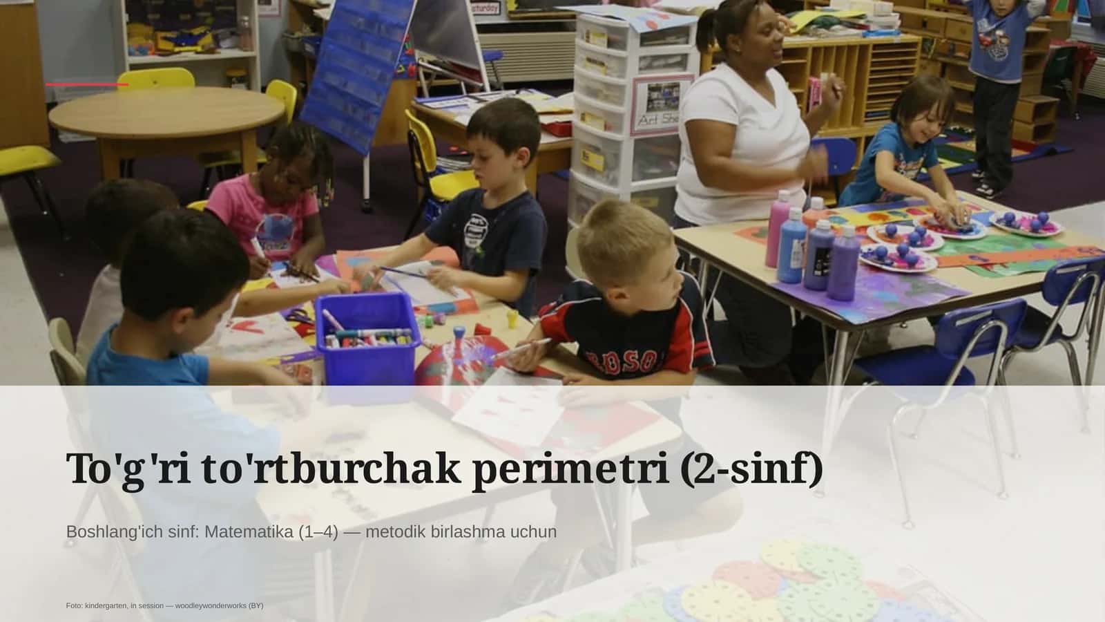 To'g'ri to'rtburchak perimetri (2-sinf) 1