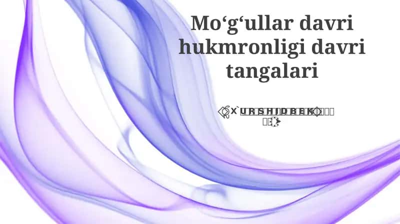 Moʻgʻullar davri hukmronligi davri tangalari 1