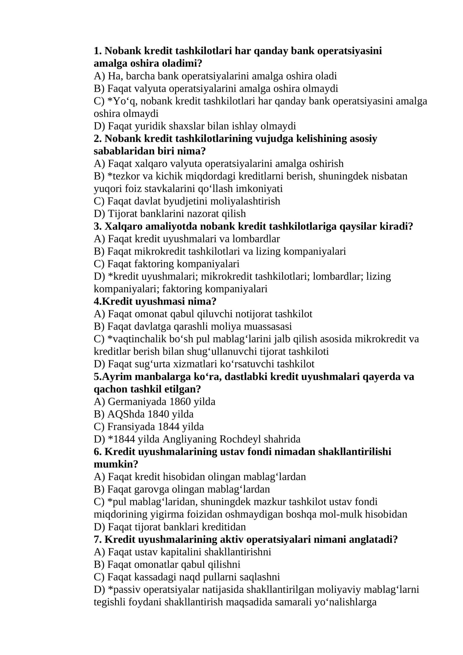 Nobank kredit tashkilotlari 1