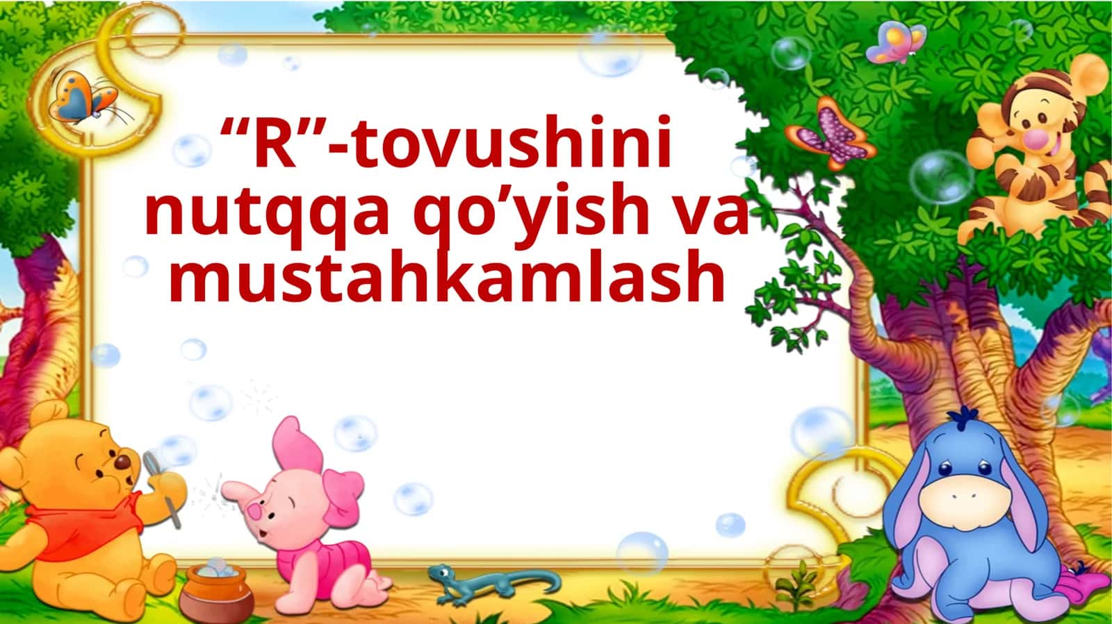 “R”-tovushiningutqqaqo’yishvamustahkamlash 1