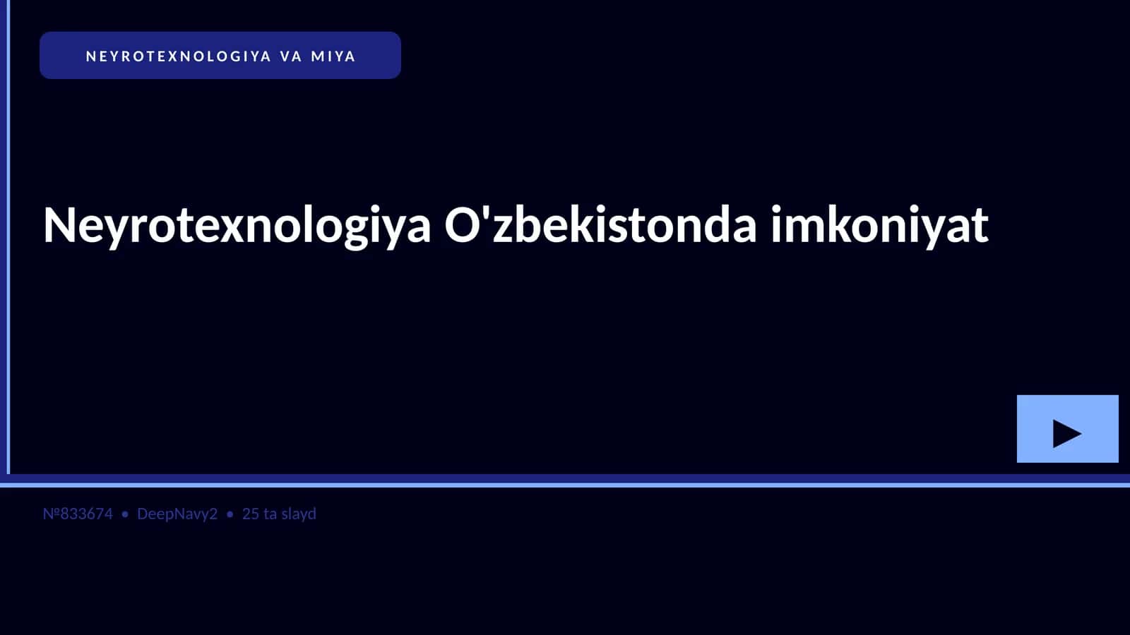 NEYROTEXNOLOGIYA VA MIYA 1