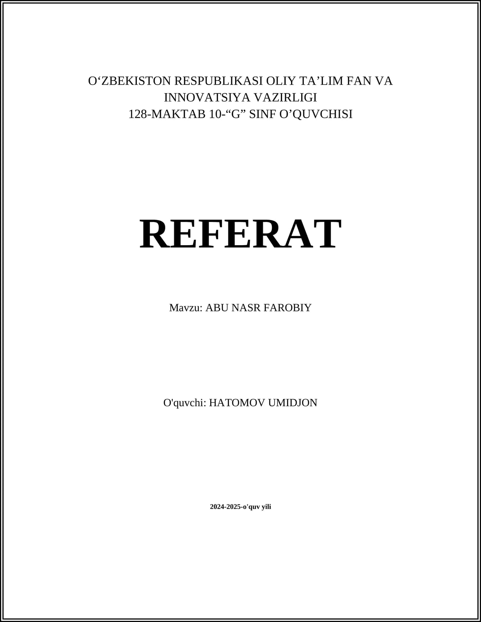 ABU NASR FAROBIY 1