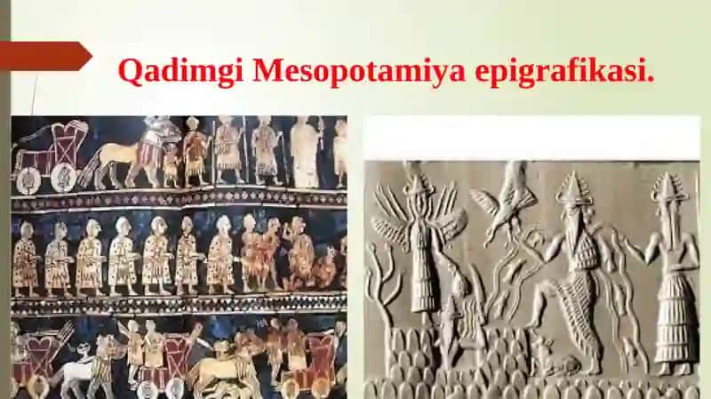 Qadimgi Mesopotamiya epigrafikasi