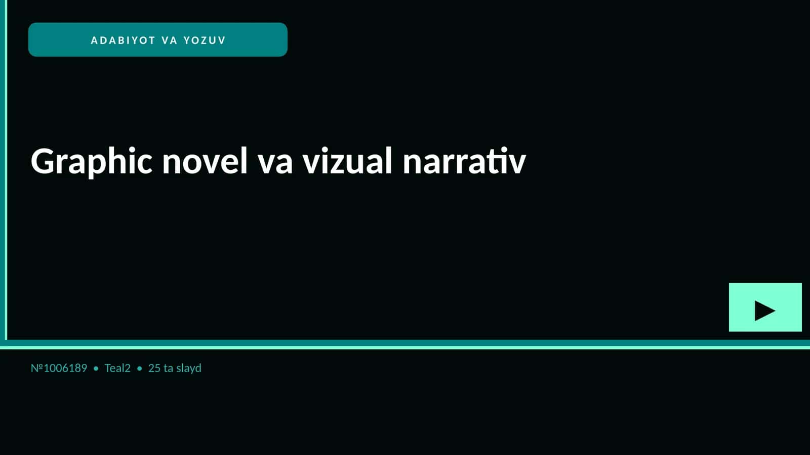 ADABIYOT VA YOZUV 1
