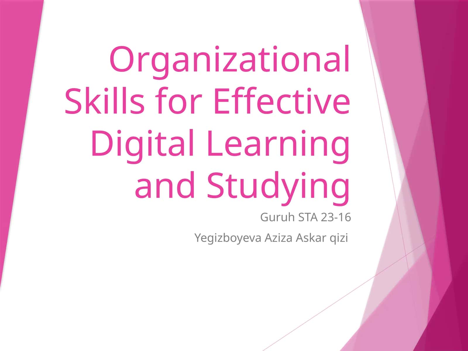 Learn about the theoretical foundations and practical approaches to organizational skills in digital 1