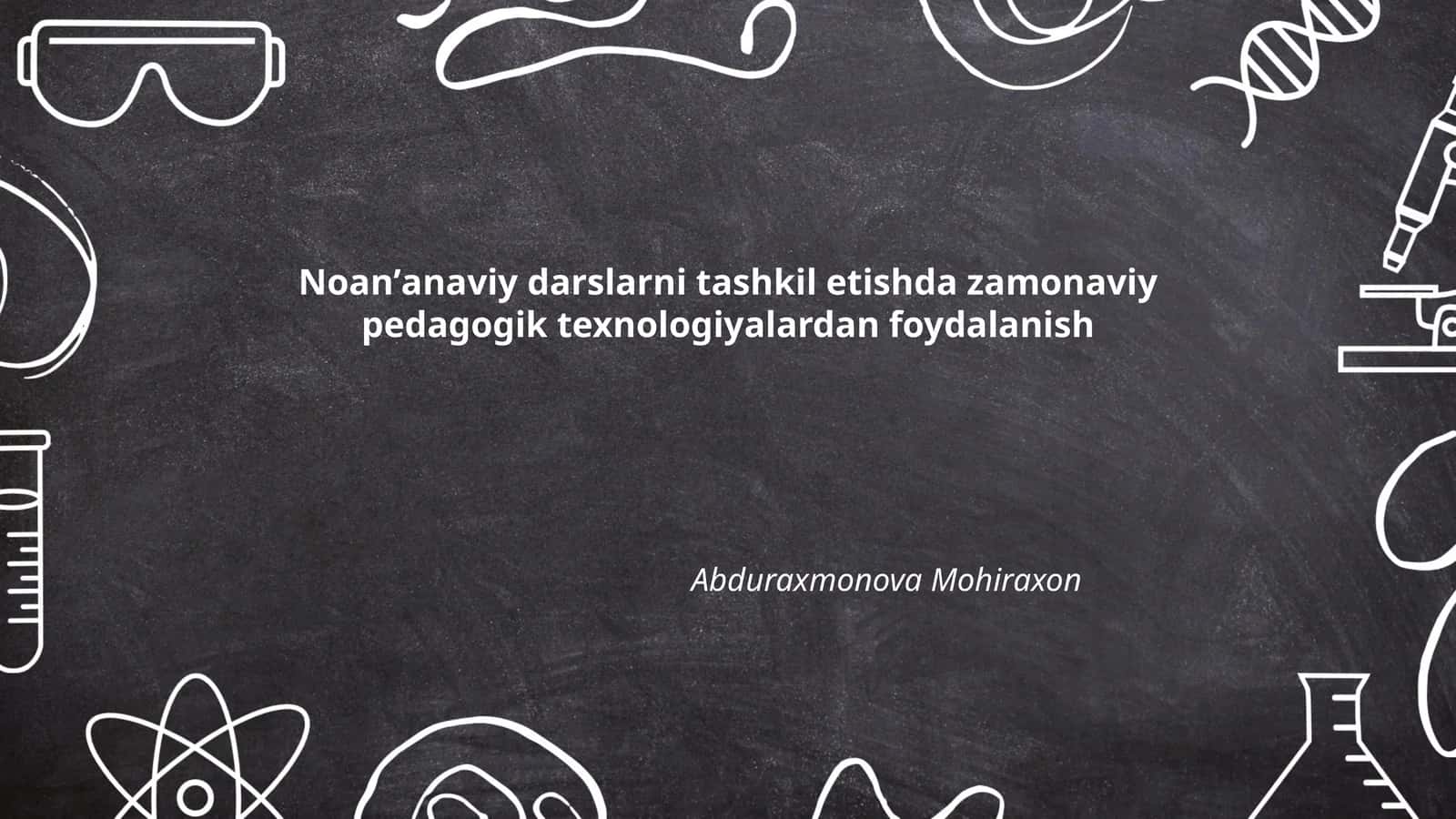 Zamonaviy Pedagogik Texnologiyalar 1