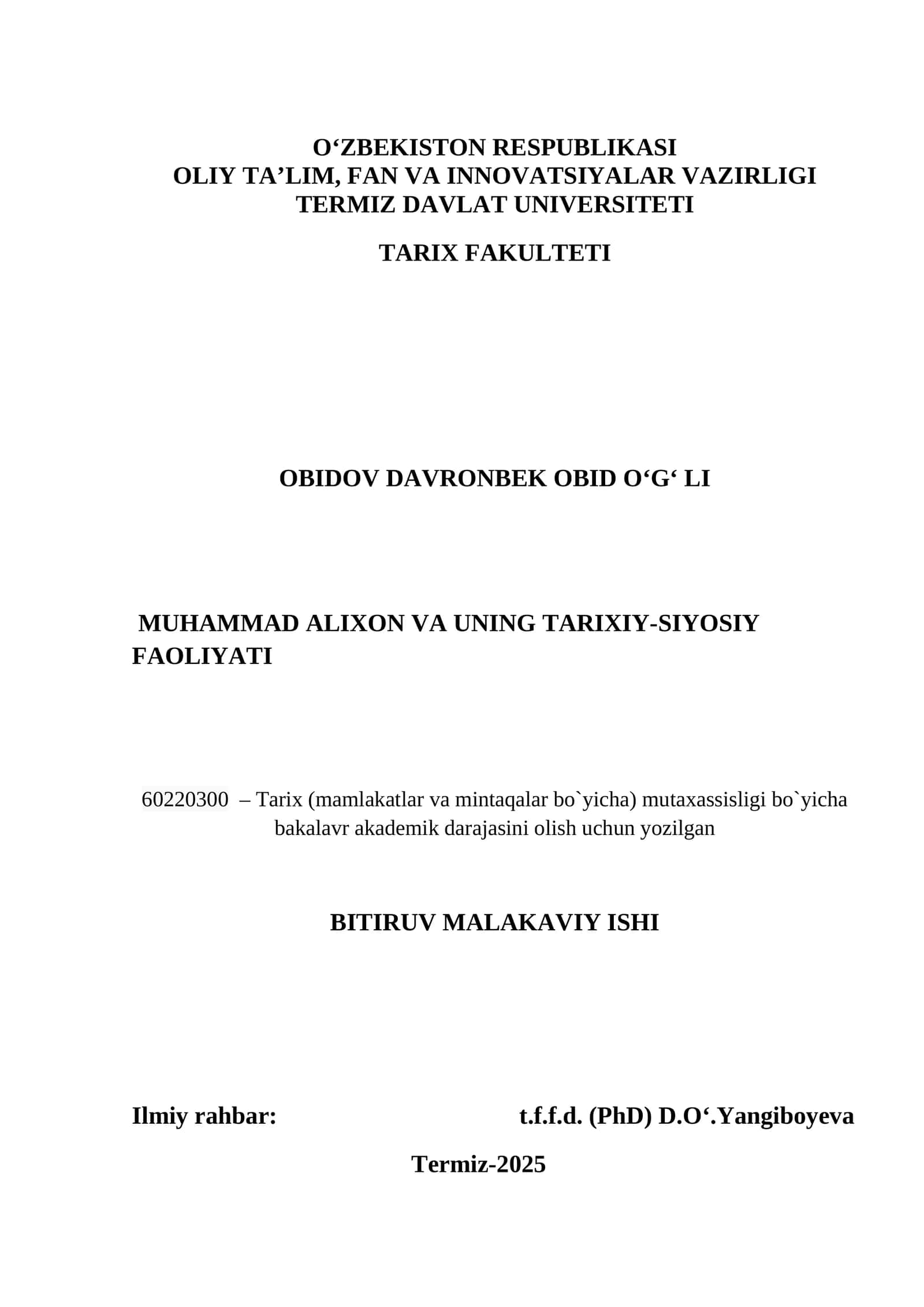 Bitiruv malakaviy ishi 1