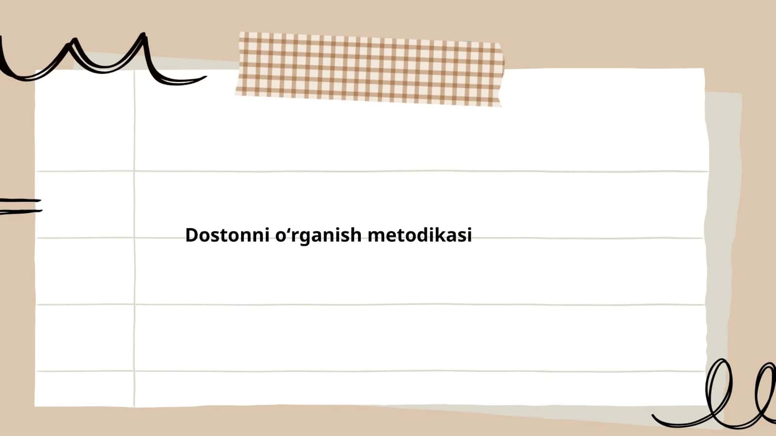 Dostonni oʻrganish metodikasi 1