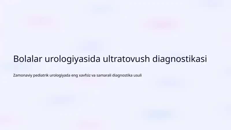 Ultratovush diagnostikasi 1