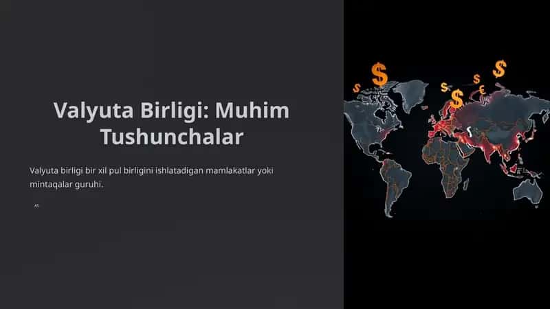 Valyuta Birligi: Muhim Tushunchalar 1