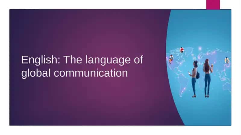 English: The language of global communication 1