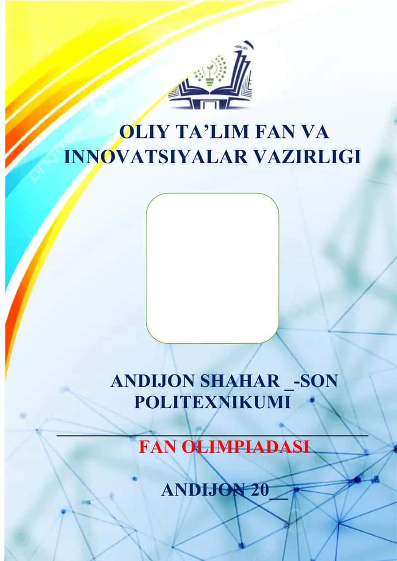 Fan olimpiadasi uchun beydjik 1