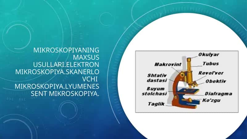 Mikroskopiyaning Maxsus Usullari 1
