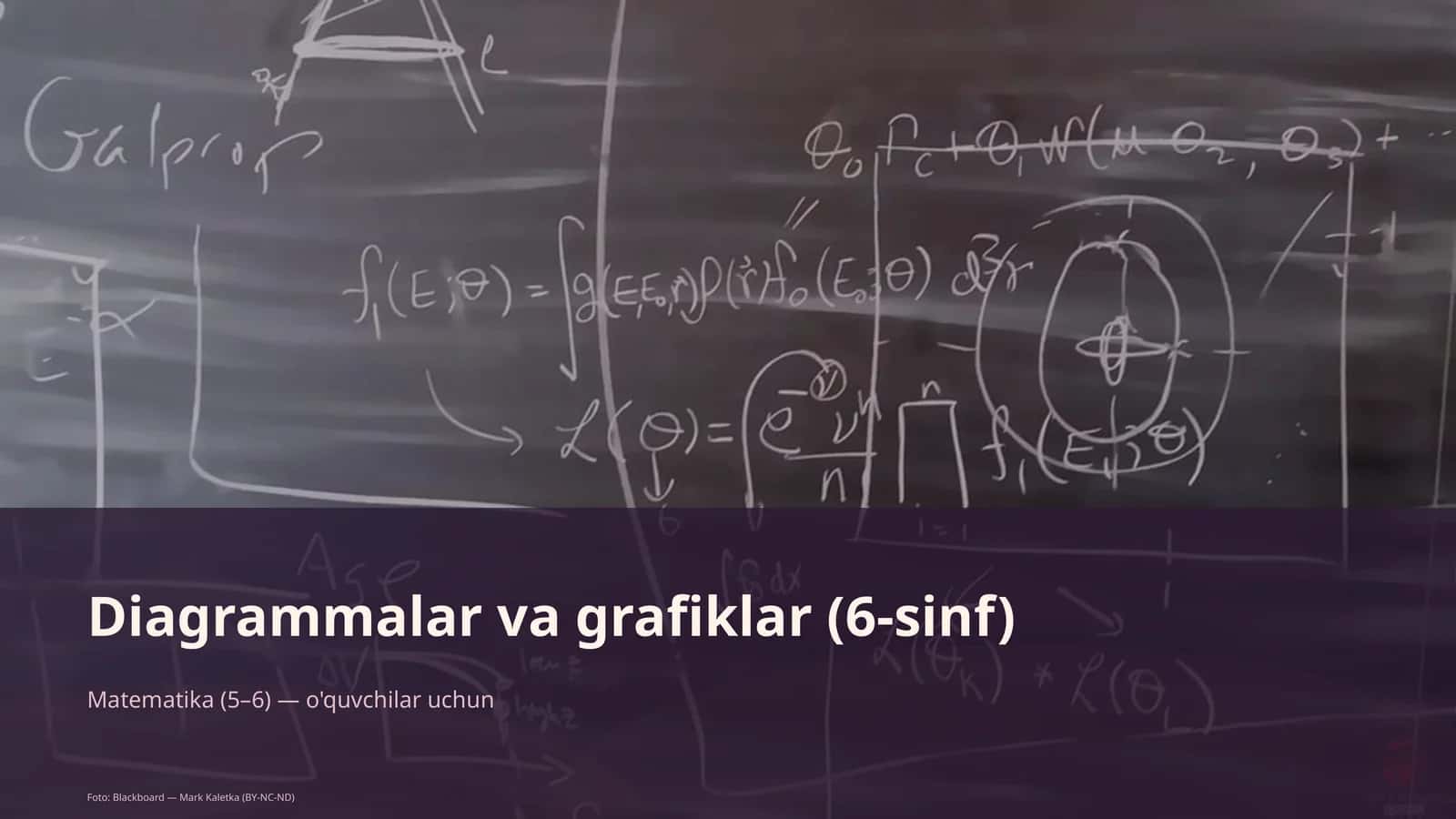 Diagrammalar va grafiklar (6-sinf) 1