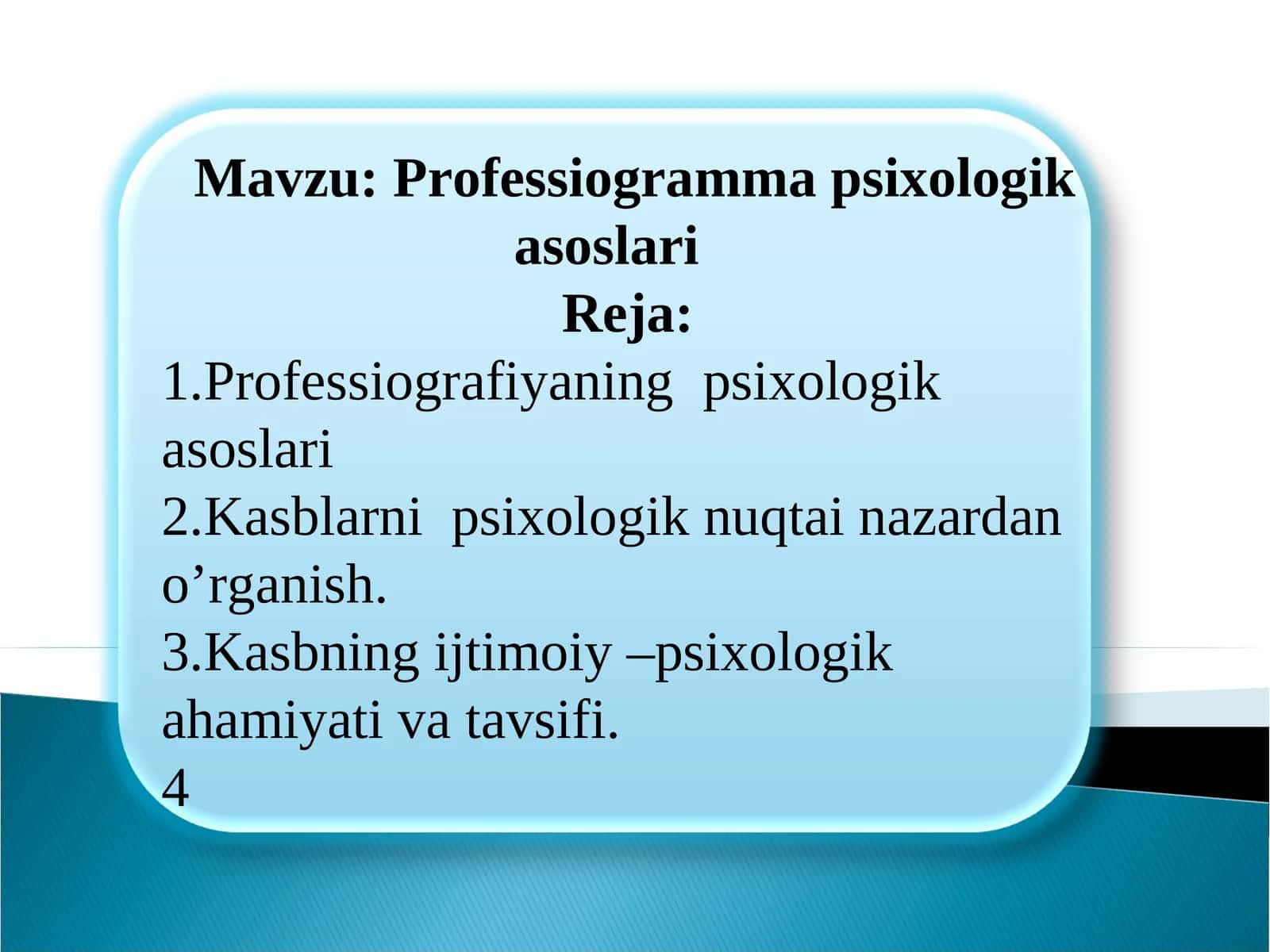 Professiogramma psixologik asoslari 1