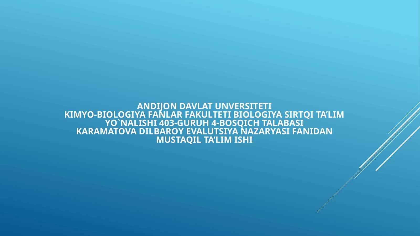 Filogenez tushunchasi 1